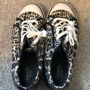 Leopard print Coach shoes